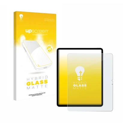 Front side of a product packaging with the brand logo upscreen. Next to it is the device Apple iPad Air 13" M2 WiFi 2024 shown