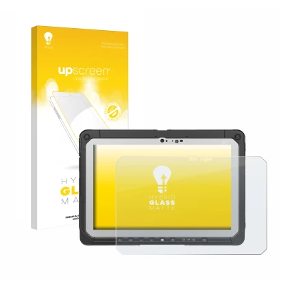 Front side of a product packaging with the brand logo upscreen. Next to it is the device Panasonic Toughbook CF-20 MK2 shown w