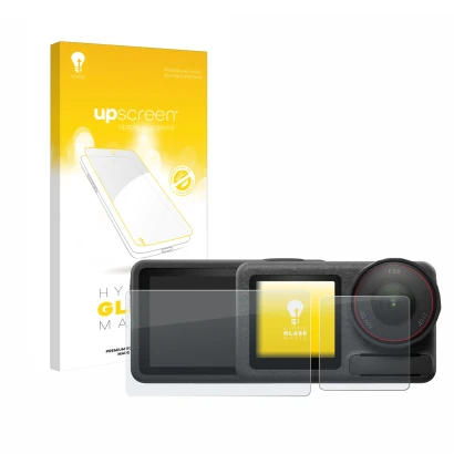 Front side of a product packaging with the brand logo upscreen. Next to it is the device DJI Osmo Action 5 Pro shown with the 