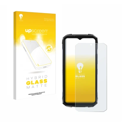 Front side of a product packaging with the brand logo upscreen. Next to it is the device Hotwav Hyper 7 Pro shown with the cor