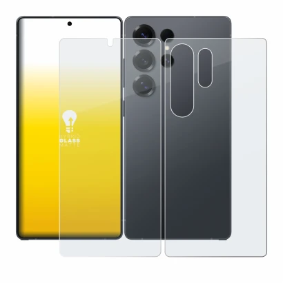 Image of the device Samsung Galaxy S25 Ultra Enterprise Edition (Front+Back) with a wide variety of screen protectors.