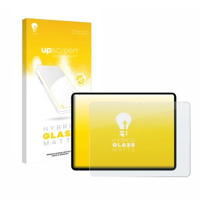 Front side of a product packaging with the brand logo upscreen. Next to it is the device Apple iPad Air 13" M3 2025 shown with