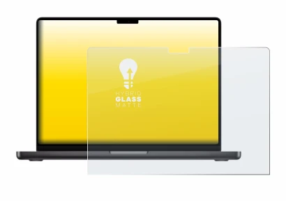 Image of the device Apple MacBook Pro 14" M5 2025 with a wide variety of screen protectors.
