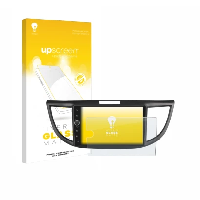 Front side of a product packaging with the brand logo upscreen. Next to it is the device Joying Car Radio 9