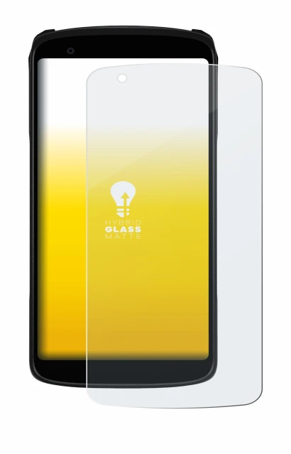 Image of the device Zebra TC22R with a wide variety of screen protectors.