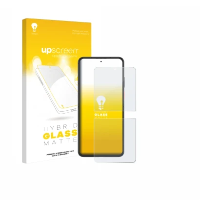 Front side of a product packaging with the brand logo upscreen. Next to it is the device Nubia Flip 2 shown with the correspon