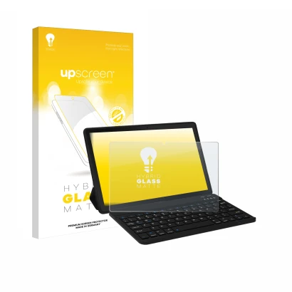 Front side of a product packaging with the brand logo upscreen. Next to it is the device Laptok YXPA7LBK 11