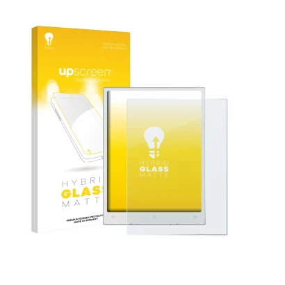 Front side of a product packaging with the brand logo upscreen. Next to it is the device Viwoods AiPaper Mini shown with the c