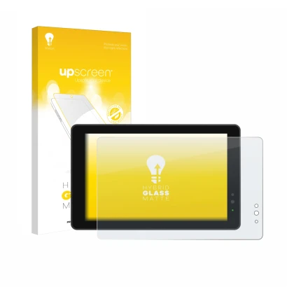 Front side of a product packaging with the brand logo upscreen. Next to it is the device Lilliput 719/T 7" shown with the corr