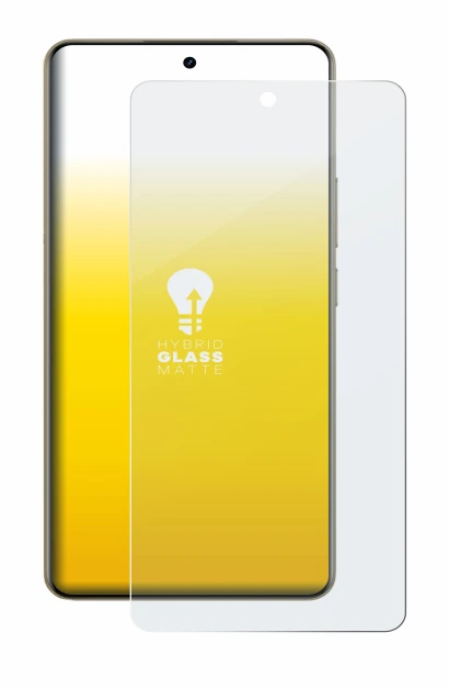Image of the device realme 16 with a wide variety of screen protectors.