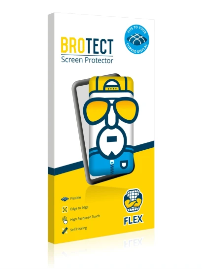 Front side of a product packaging with the brand logo BROTECT