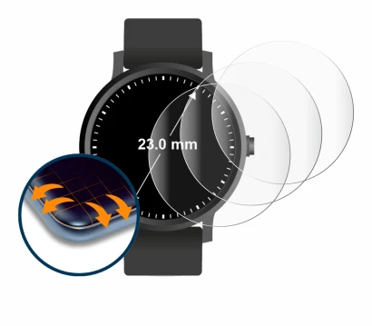 Image of the device Watches (Circular, ø: 23 mm) with a wide variety of screen protectors.