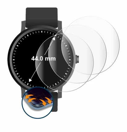 Image of the device Watches (Circular, ø: 44 mm) with a wide variety of screen protectors.
