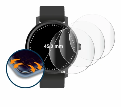 Image of the device Watches (Circular, ø: 45 mm) with a wide variety of screen protectors.