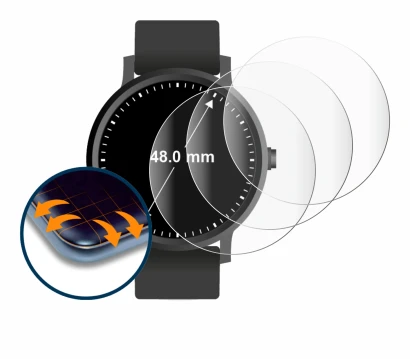 Image of the device Watches (Circular, ø: 48 mm) with a wide variety of screen protectors.