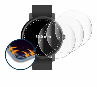 Image of the device Watches (Circular, ø: 50 mm) with a wide variety of screen protectors.