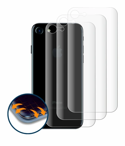 Image of the device Apple iPhone 7 Back (entire surface) with a wide variety of screen protectors.