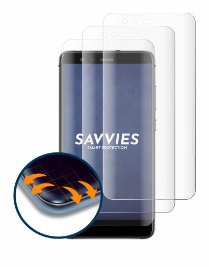 Image of the device Huawei P10 Lite with a wide variety of screen protectors.