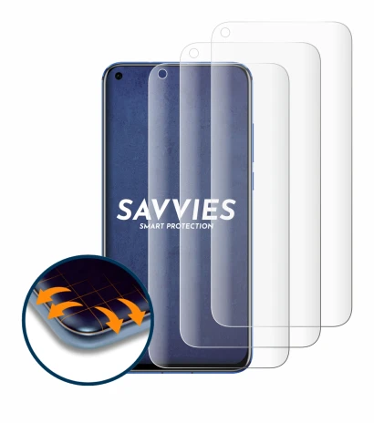 Image of the device Honor View 20 with a wide variety of screen protectors.