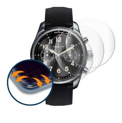 Image of the device Montblanc Summit 2 Plus with a wide variety of screen protectors.