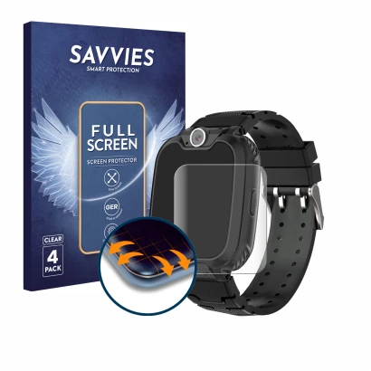 Front side of a product packaging with the brand logo Savvies. Next to it is the device Pthtechus G-612 shown with the corresp