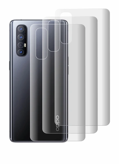 Image of the device Oppo Find X2 Neo (Back) with a wide variety of screen protectors.