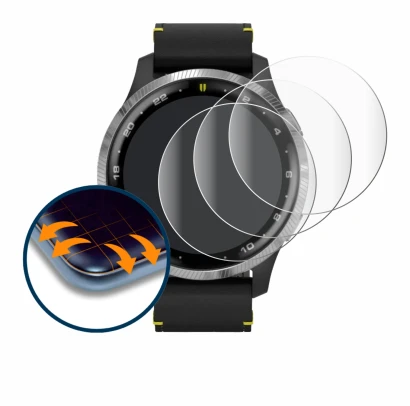 Image of the device Garmin D2 Air with a wide variety of screen protectors.