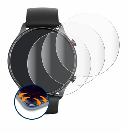 Image of the device Huami Amazfit GTR 2e with a wide variety of screen protectors.