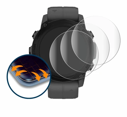 Image of the device Garmin Descent G1 with a wide variety of screen protectors.