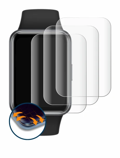 Image of the device Huawei Watch Fit 2 with a wide variety of screen protectors.