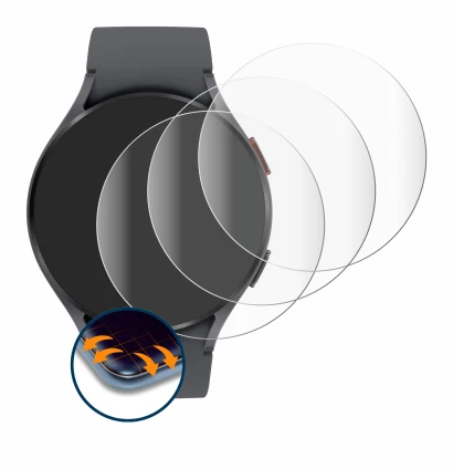 Image of the device Samsung Galaxy Watch 5 (44mm) with a wide variety of screen protectors.