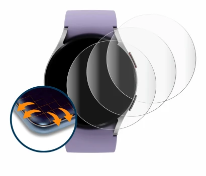 Image of the device Samsung Galaxy Watch 5 (40mm) with a wide variety of screen protectors.