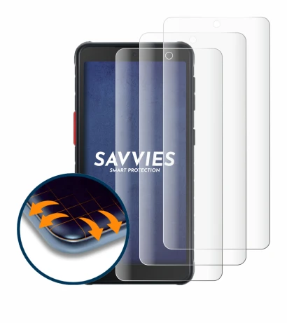 Image of the device Samsung Galaxy XCover 5 Enterprise Edition with a wide variety of screen protectors.