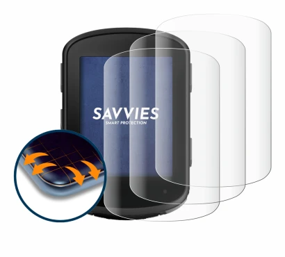 Image of the device Garmin Edge 840 with a wide variety of screen protectors.