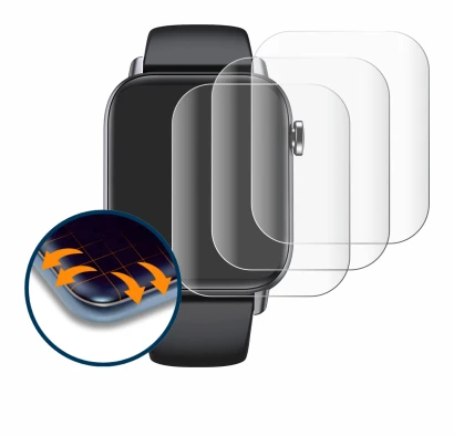 Image of the device Levowatch Doitx 2 with a wide variety of screen protectors.