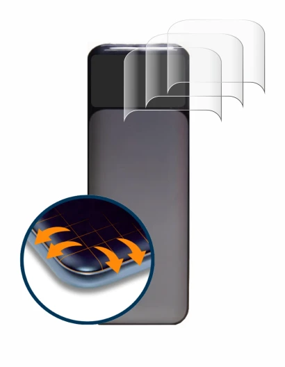 Image of the device Anker Powerbank 737 with a wide variety of screen protectors.