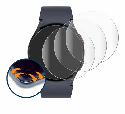 Image of the device Samsung Galaxy Watch 6 (44 mm) with a wide variety of screen protectors.
