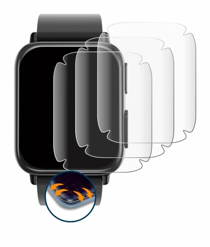 Image of the device Kardena Care Plus 2 with a wide variety of screen protectors.
