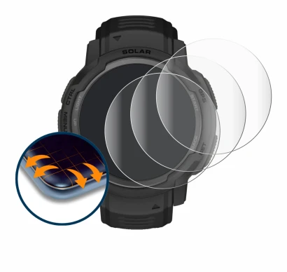 Image of the device Garmin Instinct Crossover AMOLED with a wide variety of screen protectors.