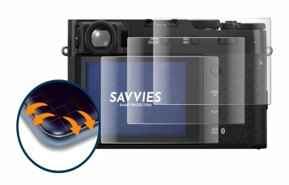 Image of the device Fujifilm X100VI with a wide variety of screen protectors.