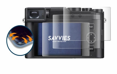 Image of the device Leica D-Lux 8 with a wide variety of screen protectors.