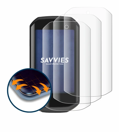 Image of the device Garmin Edge 1050 with a wide variety of screen protectors.