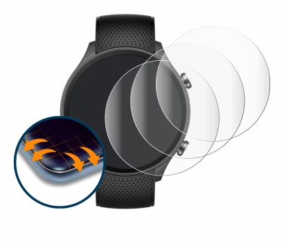 Image of the device OnePlus watch 2R with a wide variety of screen protectors.