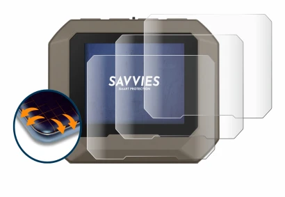 Image of the device Garmin Xero C1 Pro with a wide variety of screen protectors.