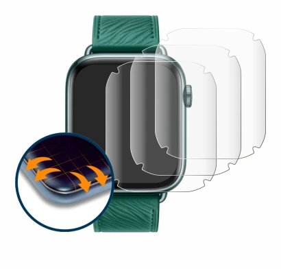 Image of the device Honor Watch 5 with a wide variety of screen protectors.