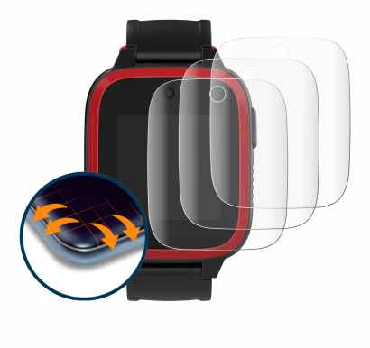 Image of the device Xplora Let's Go with a wide variety of screen protectors.