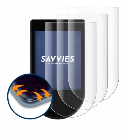 Image of the device SoFlow SO1+ with a wide variety of screen protectors.