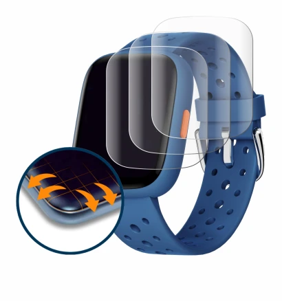 Image of the device Biggerfive BW02 with a wide variety of screen protectors.