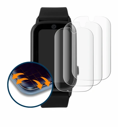 Image of the device One2Track Connect UP with a wide variety of screen protectors.