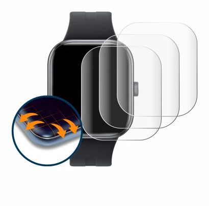Image of the device Xiaomi Redmi Watch 5 with a wide variety of screen protectors.